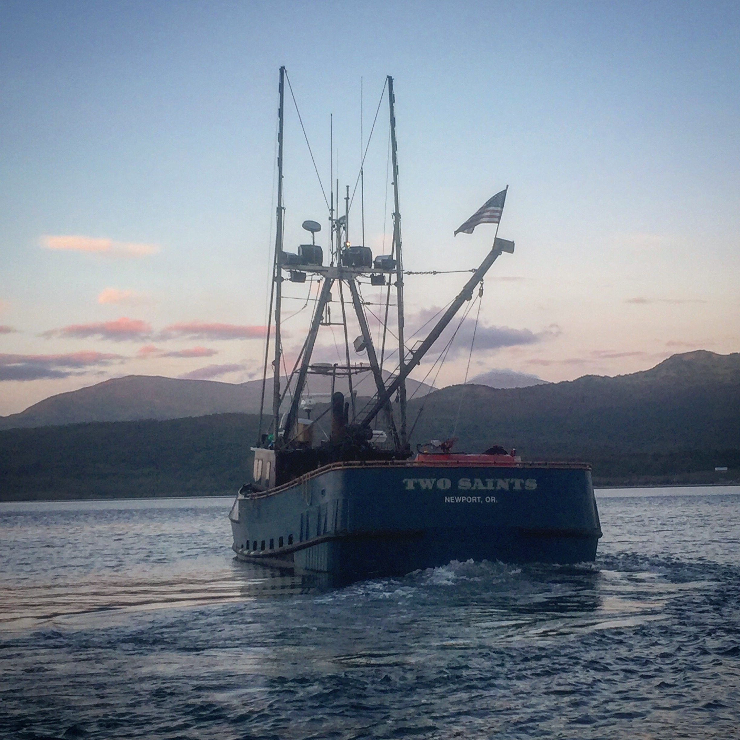 F/V Two Saints in Larsen Bay, Kodiak Island, Alaska